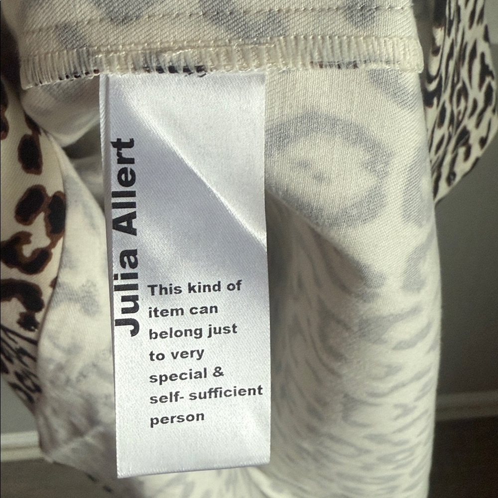 Julia Allert Leopard Print Long Button-Down Dress - image 7